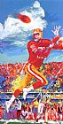 Leroy Neiman Jerry Rice painting